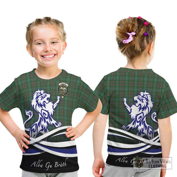 Ralston USA Tartan Kid T-Shirt with Alba Gu Brath Regal Lion Emblem