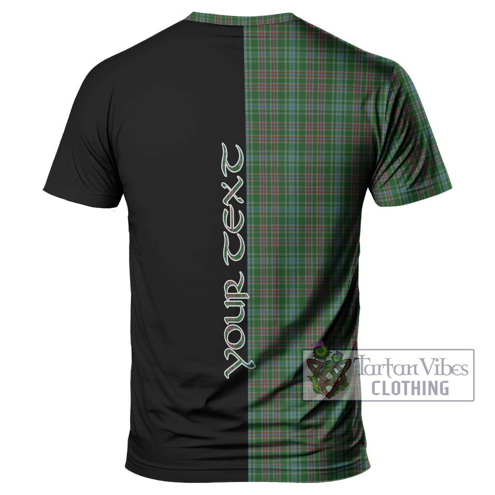 Ralston USA Tartan T-Shirt with Family Crest and Half Of Me Style - Tartanvibesclothing Shop