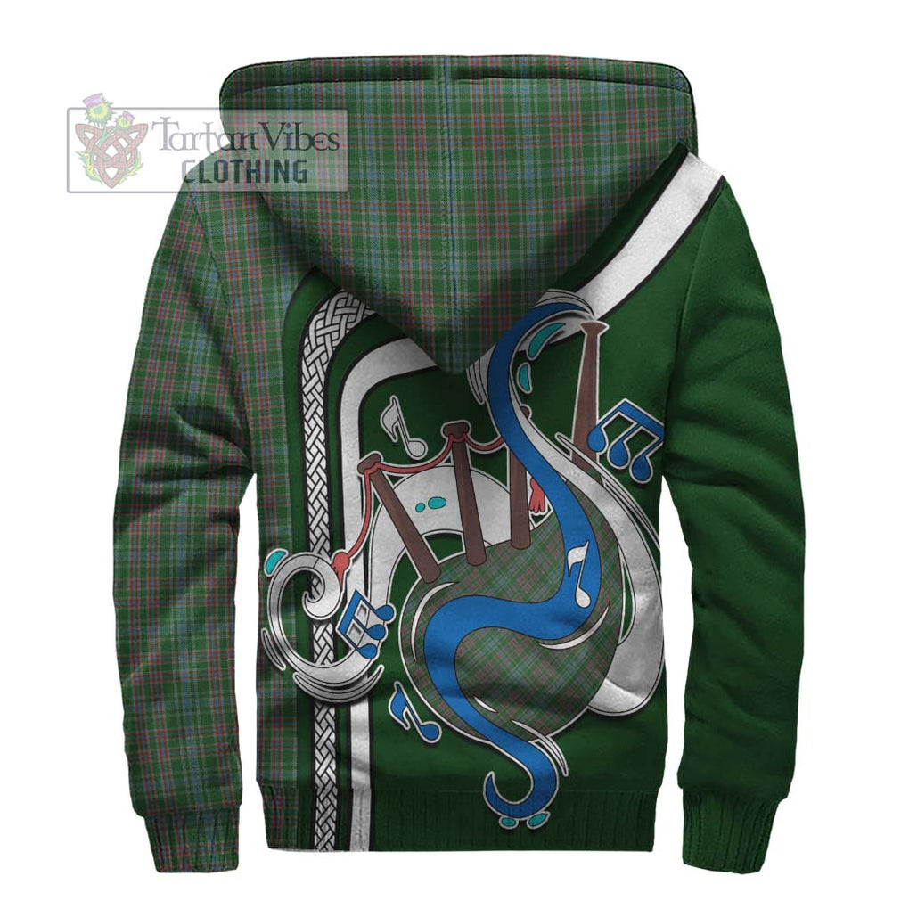 Ralston USA Tartan Sherpa Hoodie with Epic Bagpipe Style - Tartanvibesclothing Shop