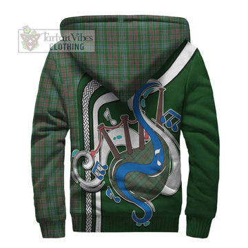 Ralston USA Tartan Sherpa Hoodie with Epic Bagpipe Style