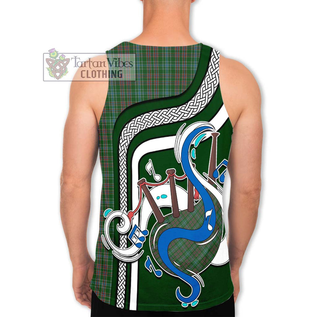 Ralston USA Tartan Men's Tank Top with Epic Bagpipe Style - Tartanvibesclothing Shop