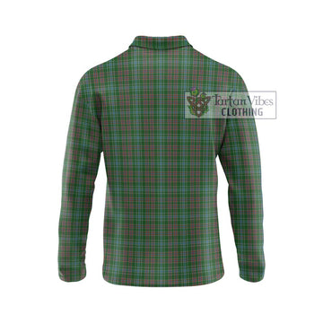 Ralston USA Tartan Long Sleeve Polo Shirt with Family Crest DNA In Me Style