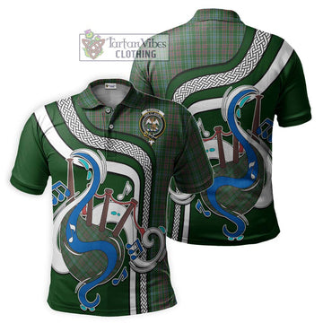 Ralston USA Tartan Polo Shirt with Epic Bagpipe Style