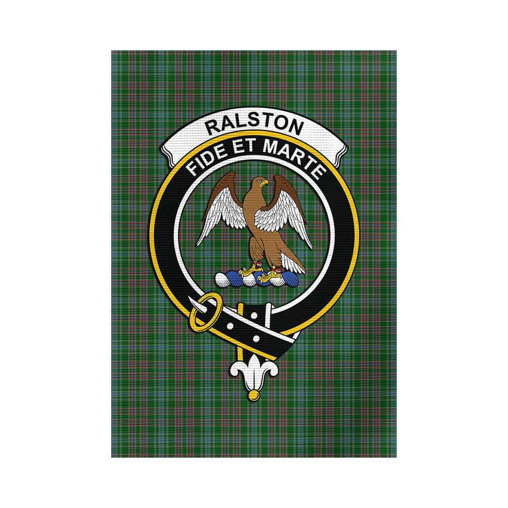 Ralston USA Tartan Flag with Family Crest - Tartan Vibes Clothing