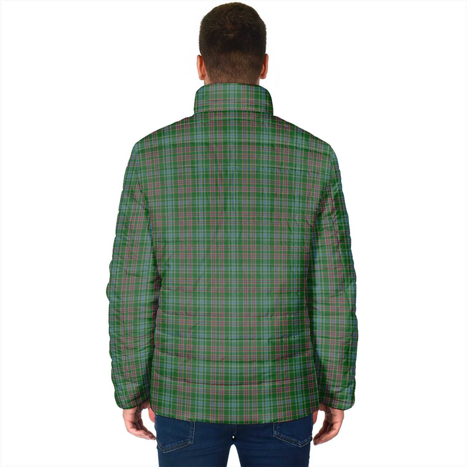 Ralston USA Tartan Padded Jacket with Family Crest - Tartan Vibes Clothing