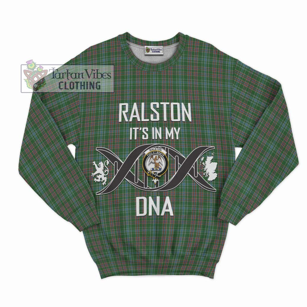 Ralston USA Tartan Sweatshirt with Family Crest DNA In Me Style - Tartanvibesclothing Shop