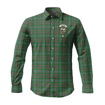 Ralston USA Tartan Long Sleeve Button Up Shirt with Family Crest