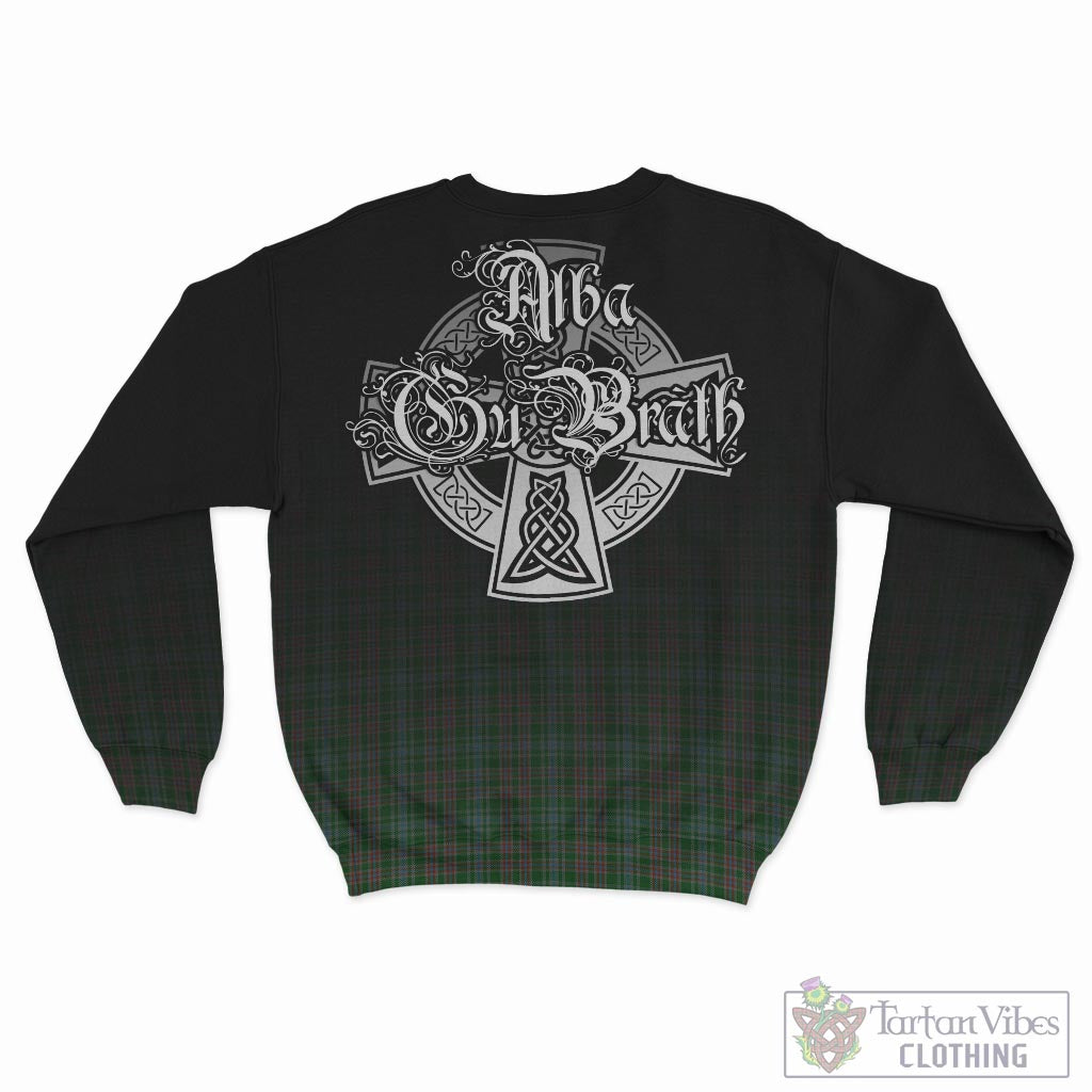 Tartan Vibes Clothing Ralston USA Tartan Sweatshirt Featuring Alba Gu Brath Family Crest Celtic Inspired