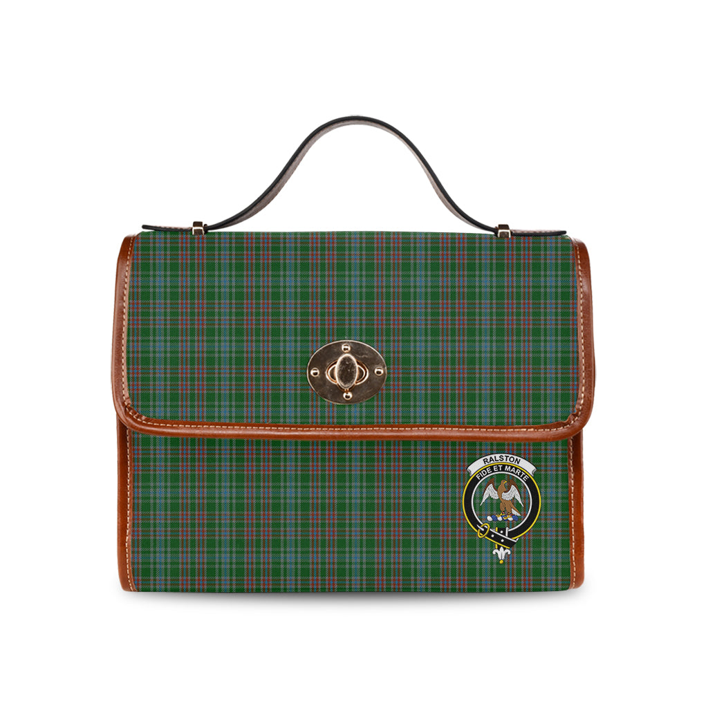 ralston-usa-tartan-leather-strap-waterproof-canvas-bag-with-family-crest