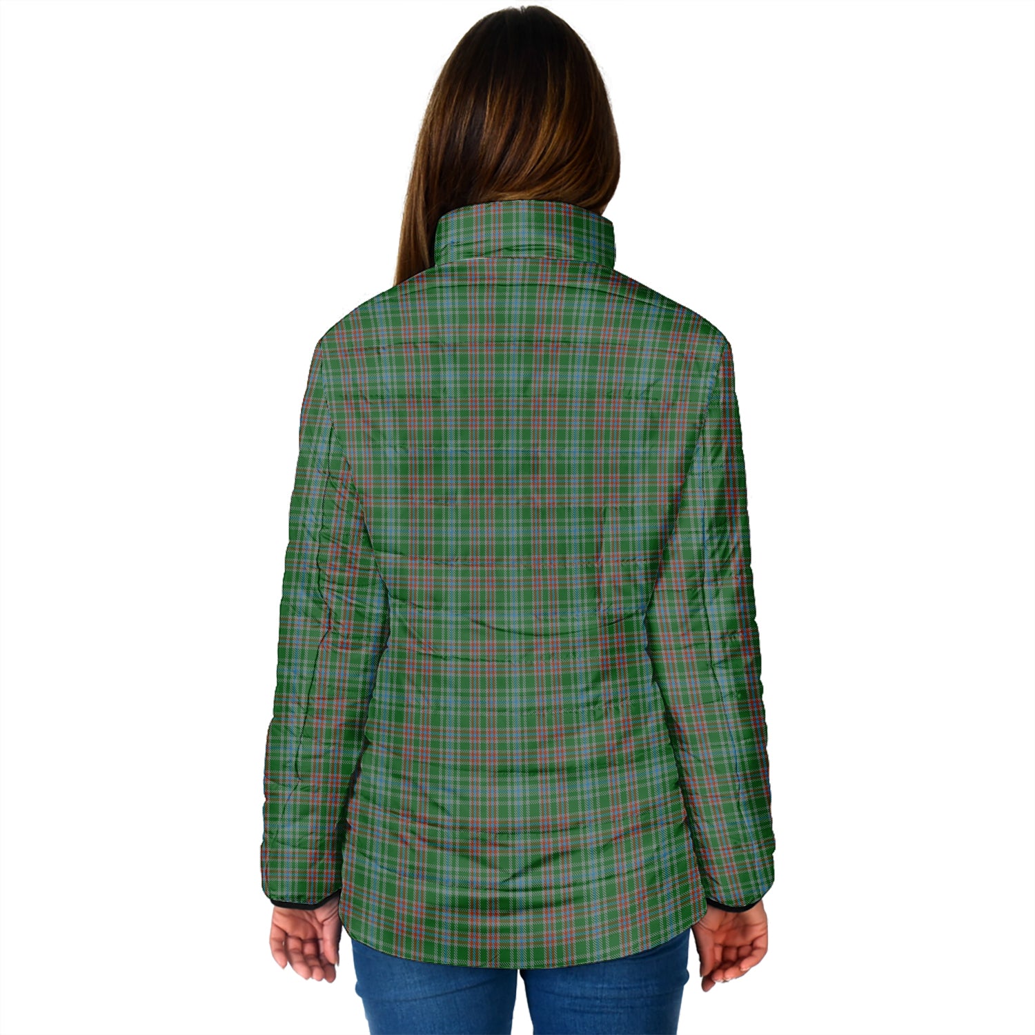 Ralston USA Tartan Padded Jacket with Family Crest - Tartan Vibes Clothing