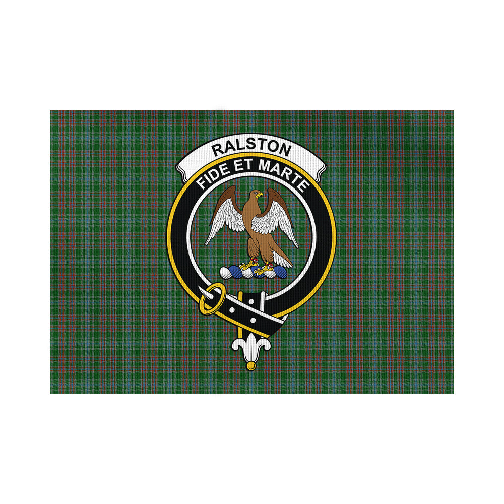 Ralston USA Tartan Flag with Family Crest - Tartan Vibes Clothing