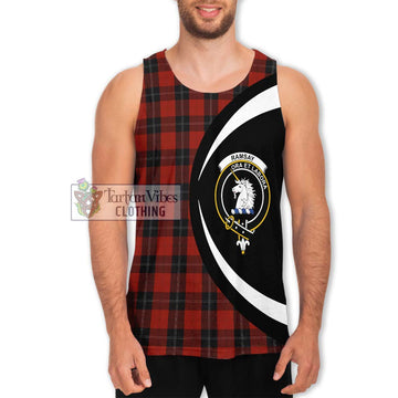 Ramsay Tartan Men's Tank Top with Family Crest Circle Style