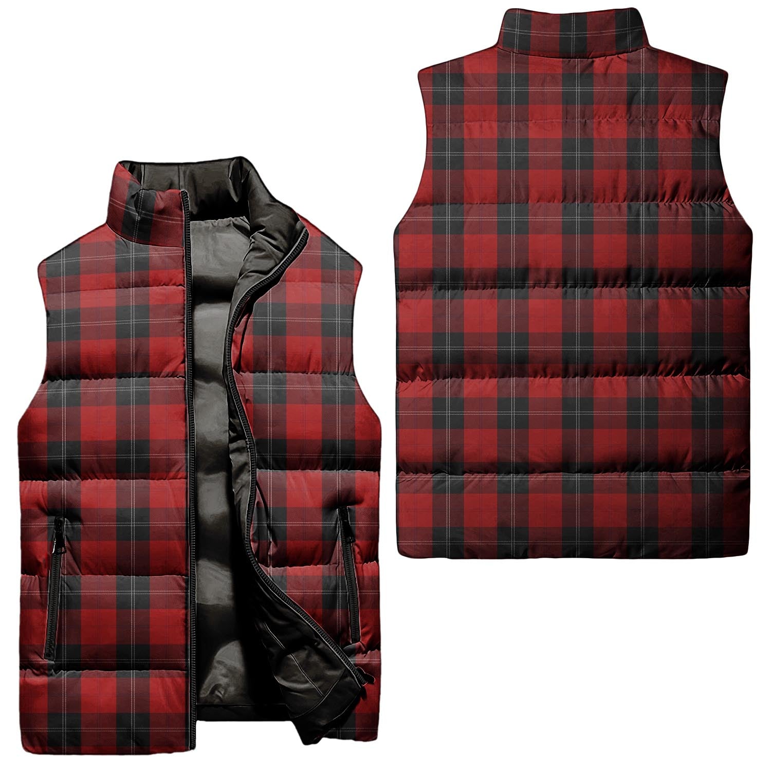 Ramsay Tartan Sleeveless Puffer Jacket Unisex - Tartanvibesclothing