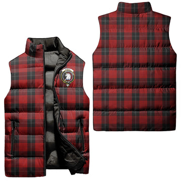 Ramsay Tartan Sleeveless Puffer Jacket with Family Crest