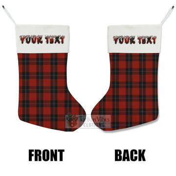 Ramsay Tartan Christmas Stocking with Personalized Text