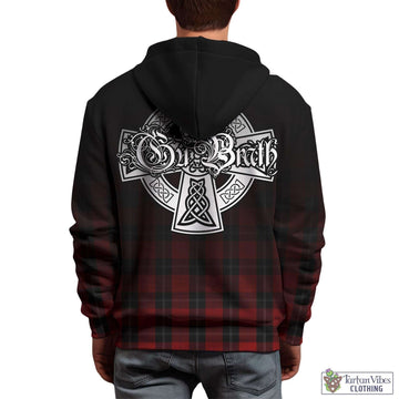 Ramsay Tartan Hoodie Featuring Alba Gu Brath Family Crest Celtic Inspired