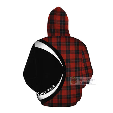 Ramsay Tartan Cotton Hoodie with Family Crest Circle Style