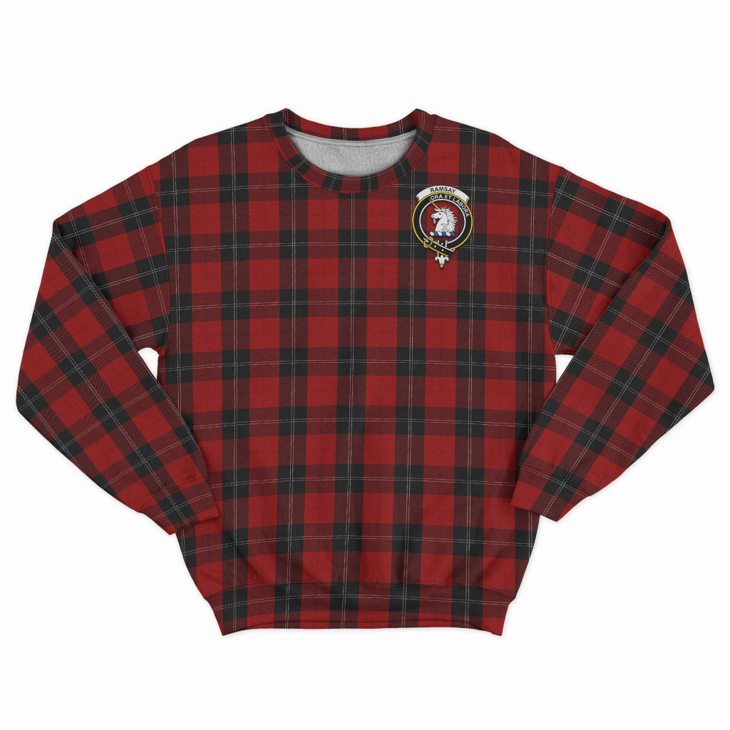 ramsay-tartan-sweatshirt-with-family-crest