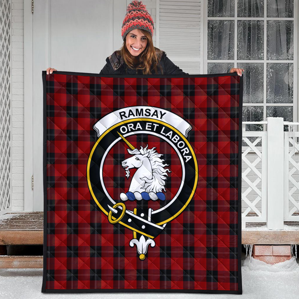 ramsay-tartan-quilt-with-family-crest