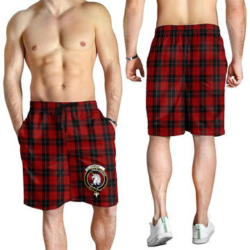 Ramsay Tartan Mens Shorts with Family Crest