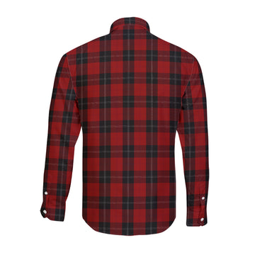 Ramsay Tartan Long Sleeve Button Up Shirt with Family Crest