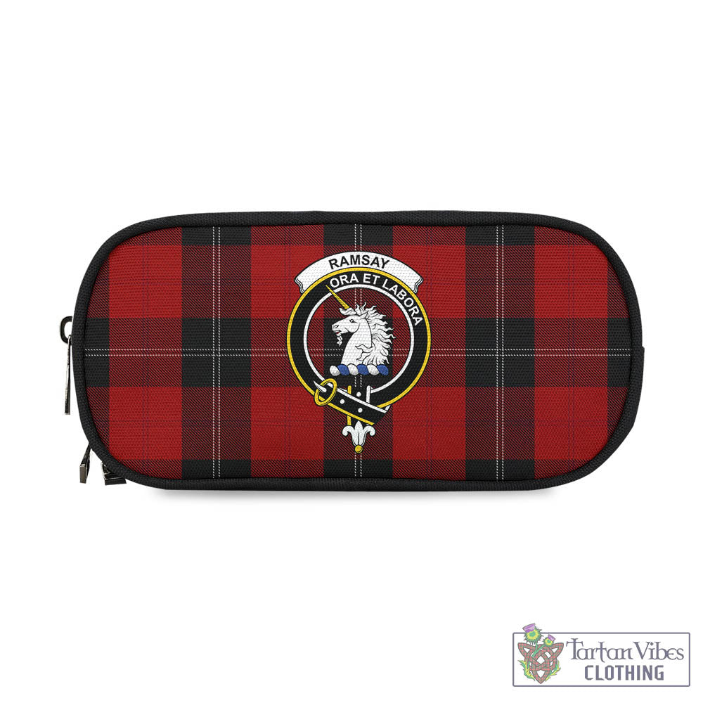 Tartan Vibes Clothing Ramsay Tartan Pen and Pencil Case with Family Crest