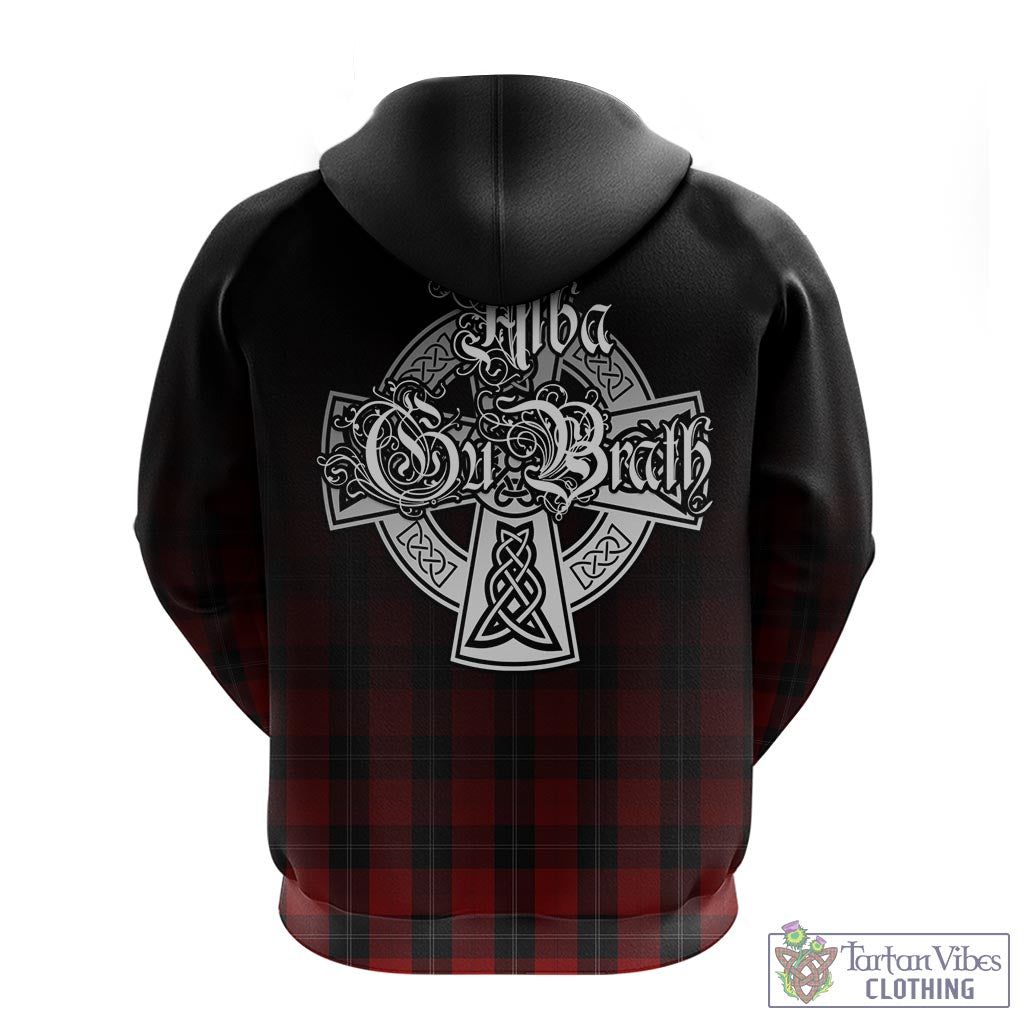 Tartan Vibes Clothing Ramsay Tartan Hoodie Featuring Alba Gu Brath Family Crest Celtic Inspired