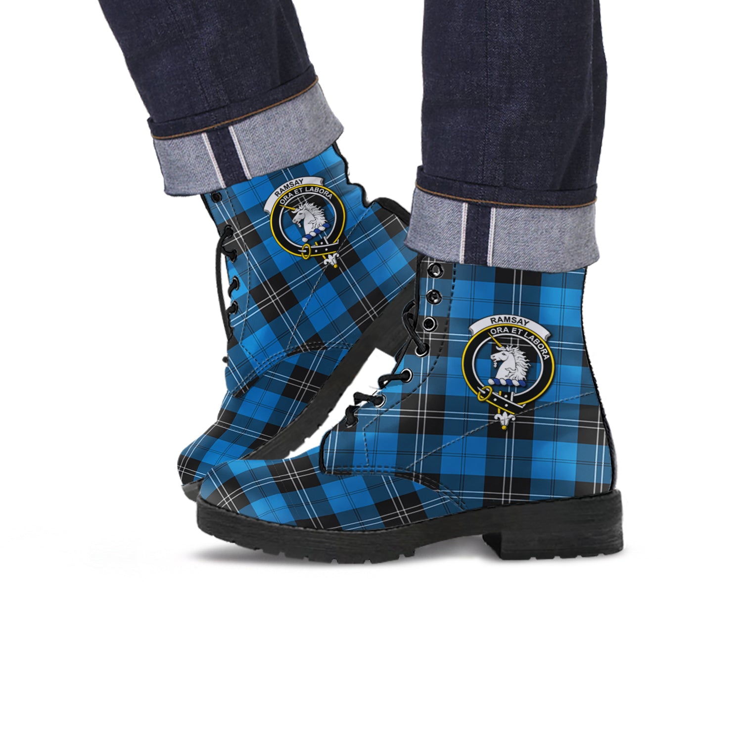 ramsay-blue-ancient-tartan-leather-boots-with-family-crest