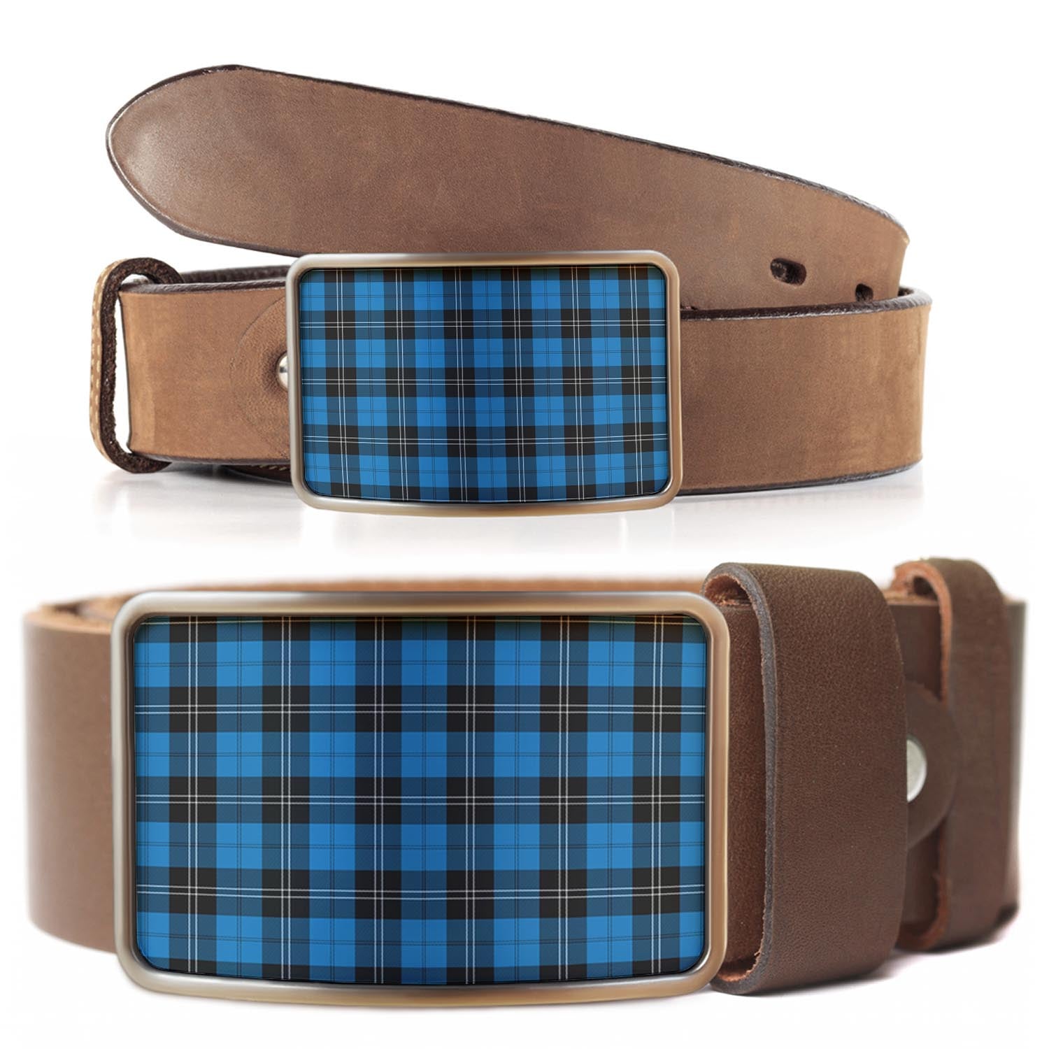 Ramsay Blue Ancient Tartan Belt Buckles - Tartan Vibes Clothing