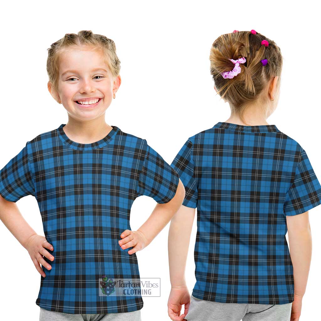 Tartan Vibes Clothing Ramsay Blue Ancient Tartan Kid T-Shirt