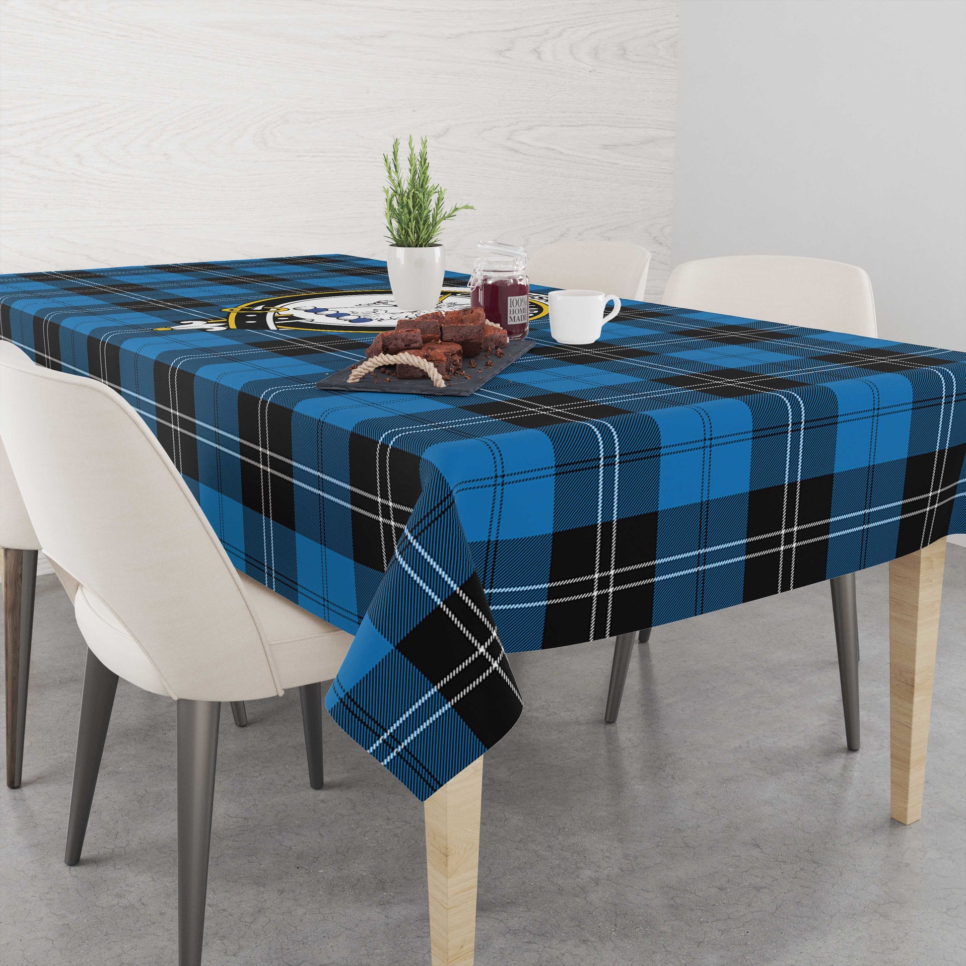 ramsay-blue-ancient-tatan-tablecloth-with-family-crest