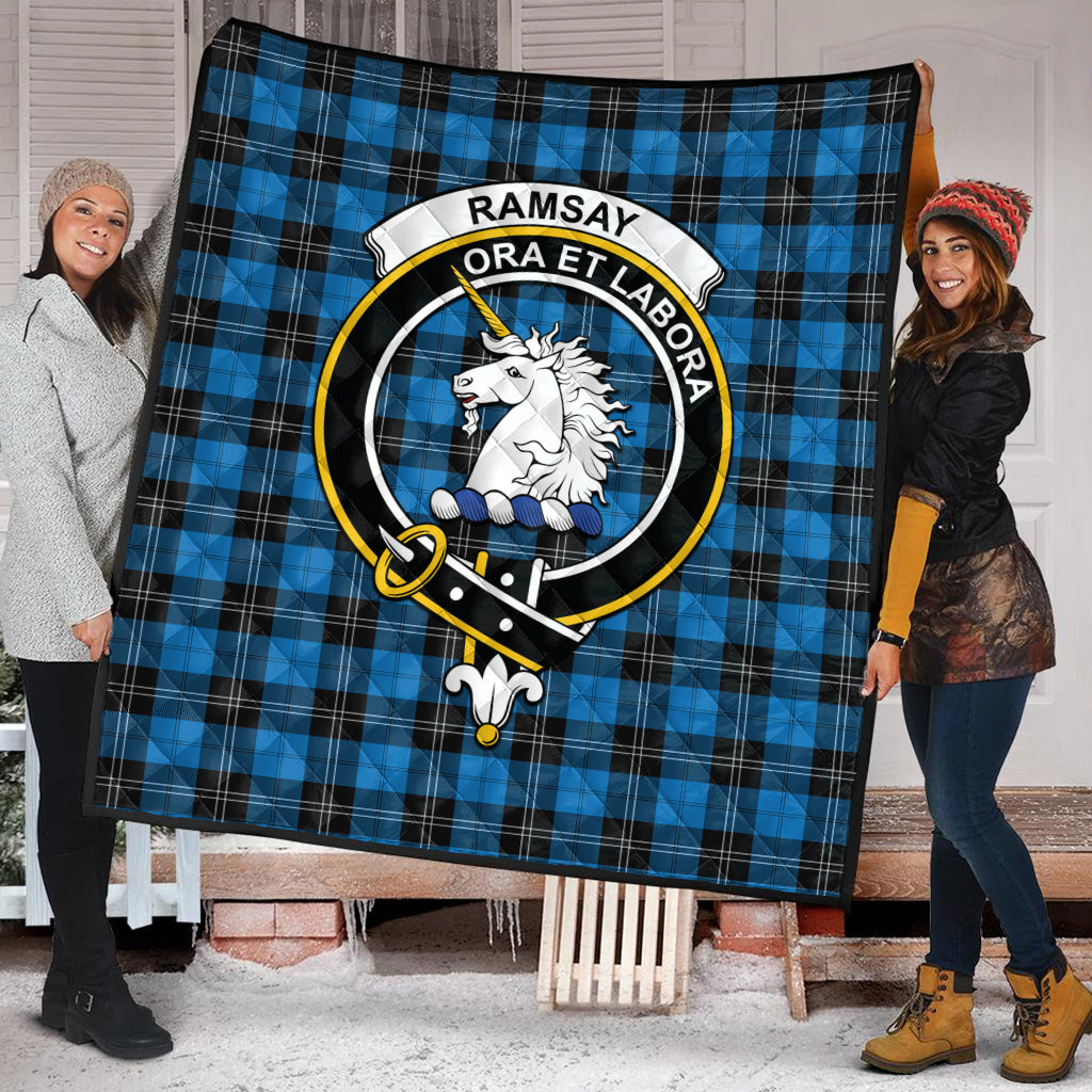 ramsay-blue-ancient-tartan-quilt-with-family-crest