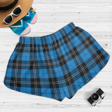 Ramsay Blue Ancient Tartan Womens Shorts