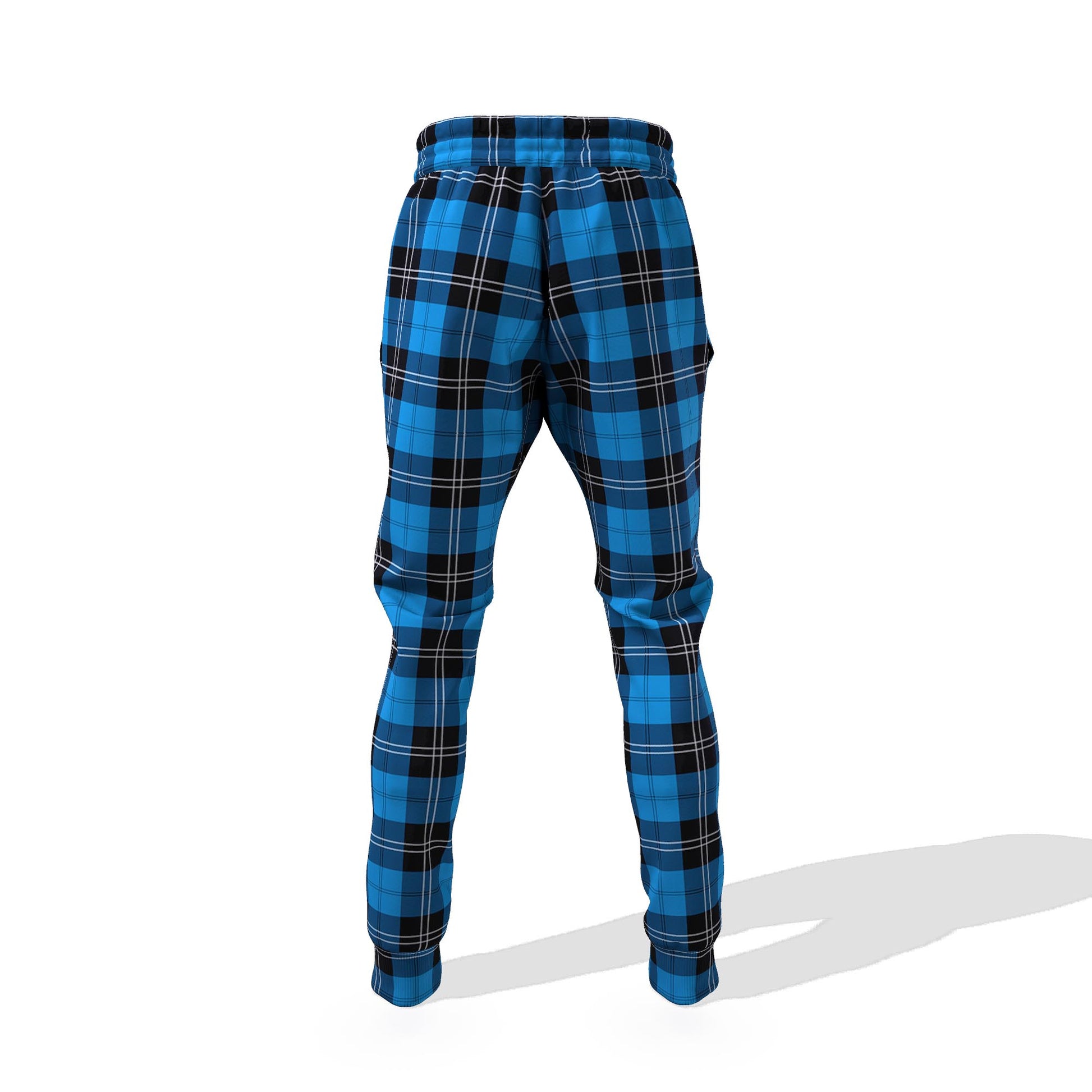 Ramsay Blue Ancient Tartan Joggers Pants - Tartanvibesclothing Shop