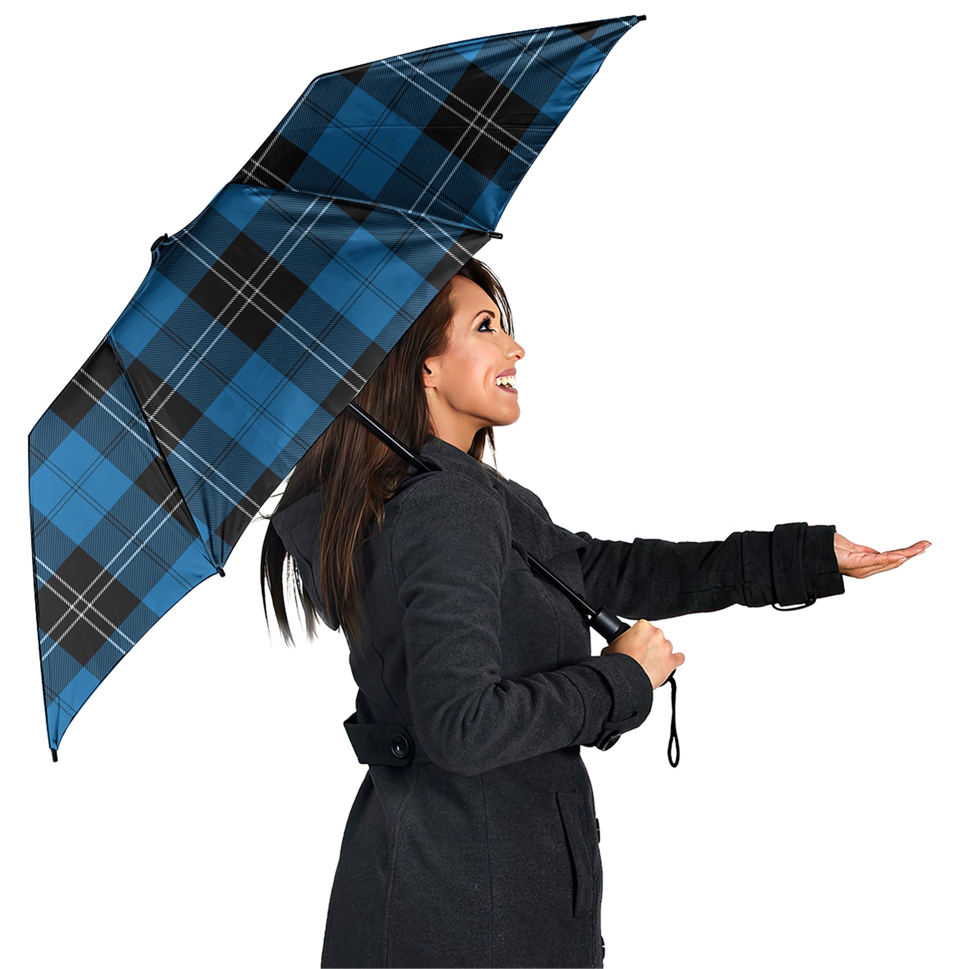 Ramsay Blue Ancient Tartan Umbrella - Tartanvibesclothing