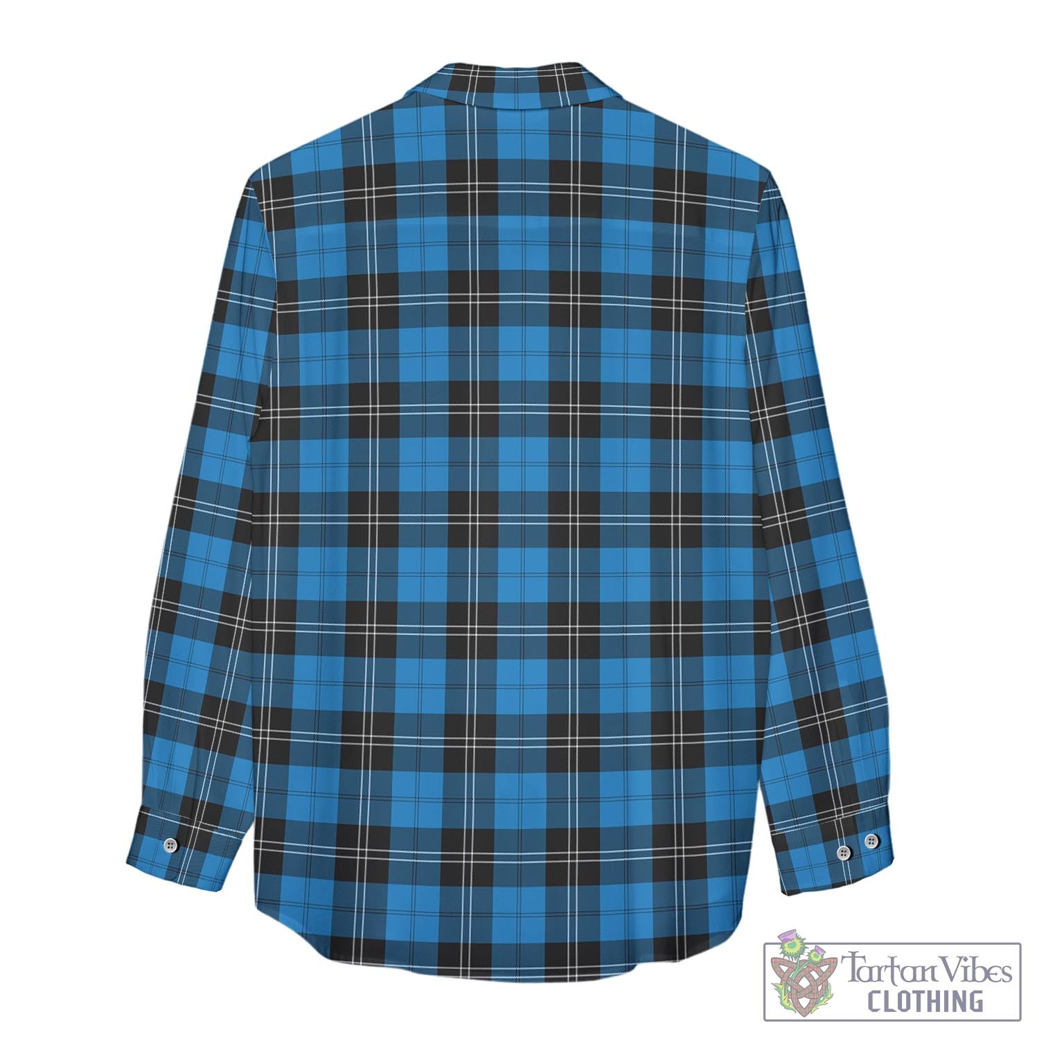 Ramsay Blue Ancient Tartan Womens Casual Shirt