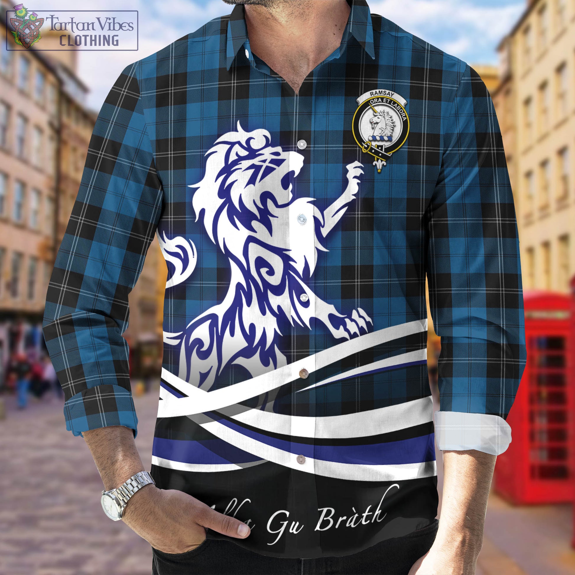 ramsay-blue-hunting-tartan-long-sleeve-button-up-shirt-with-alba-gu-brath-regal-lion-emblem