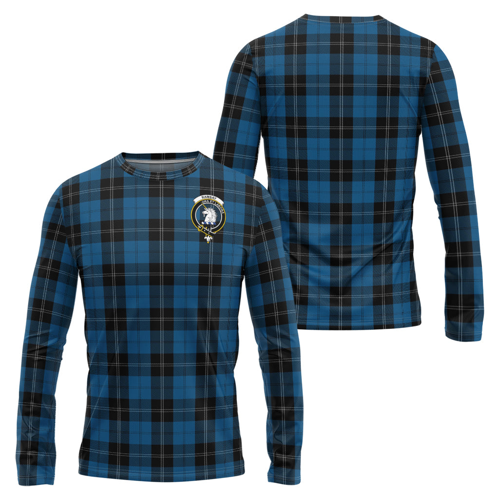 ramsay-blue-hunting-tartan-long-sleeve-t-shirt-with-family-crest