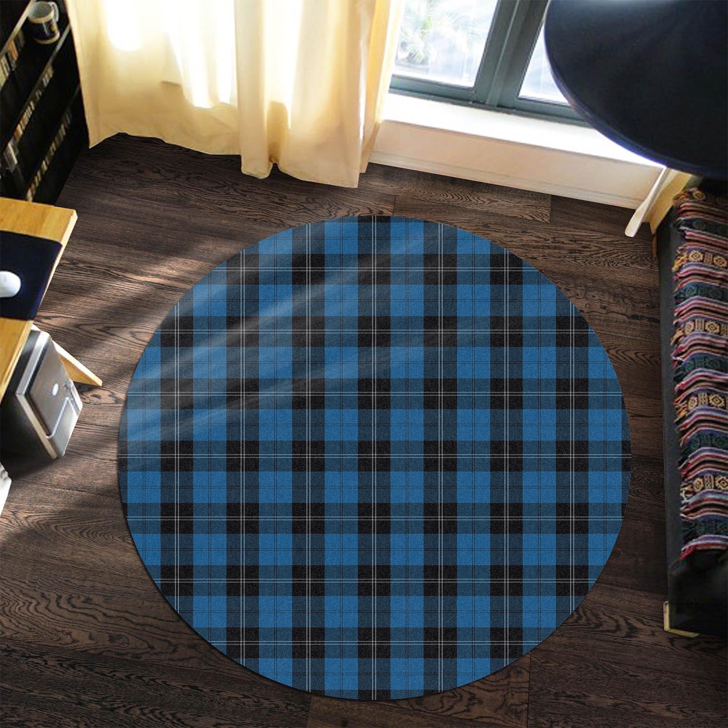 ramsay-blue-hunting-tartan-round-rug