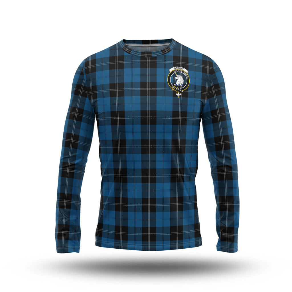 ramsay-blue-hunting-tartan-long-sleeve-t-shirt-with-family-crest