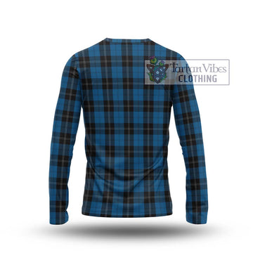 Ramsay Blue Hunting Tartan Long Sleeve T-Shirt with Family Crest DNA In Me Style