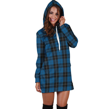 Ramsay Blue Hunting Tartan Hoodie Dress