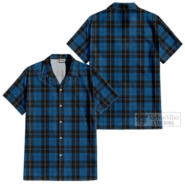 Ramsay Blue Hunting Tartan Cotton Hawaiian Shirt