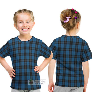 Ramsay Blue Hunting Tartan Kid T-Shirt