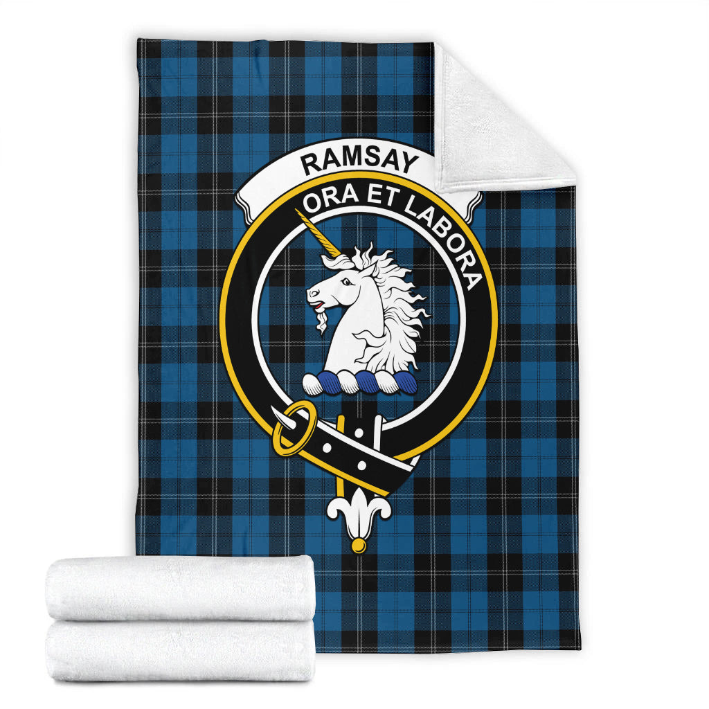 ramsay-blue-hunting-tartab-blanket-with-family-crest