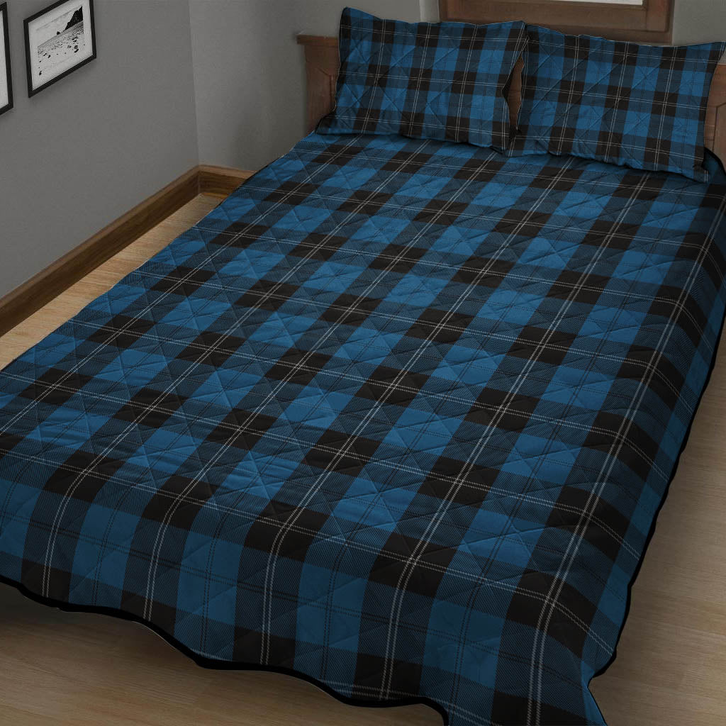 Ramsay Blue Hunting Tartan Quilt Bed Set - Tartan Vibes Clothing