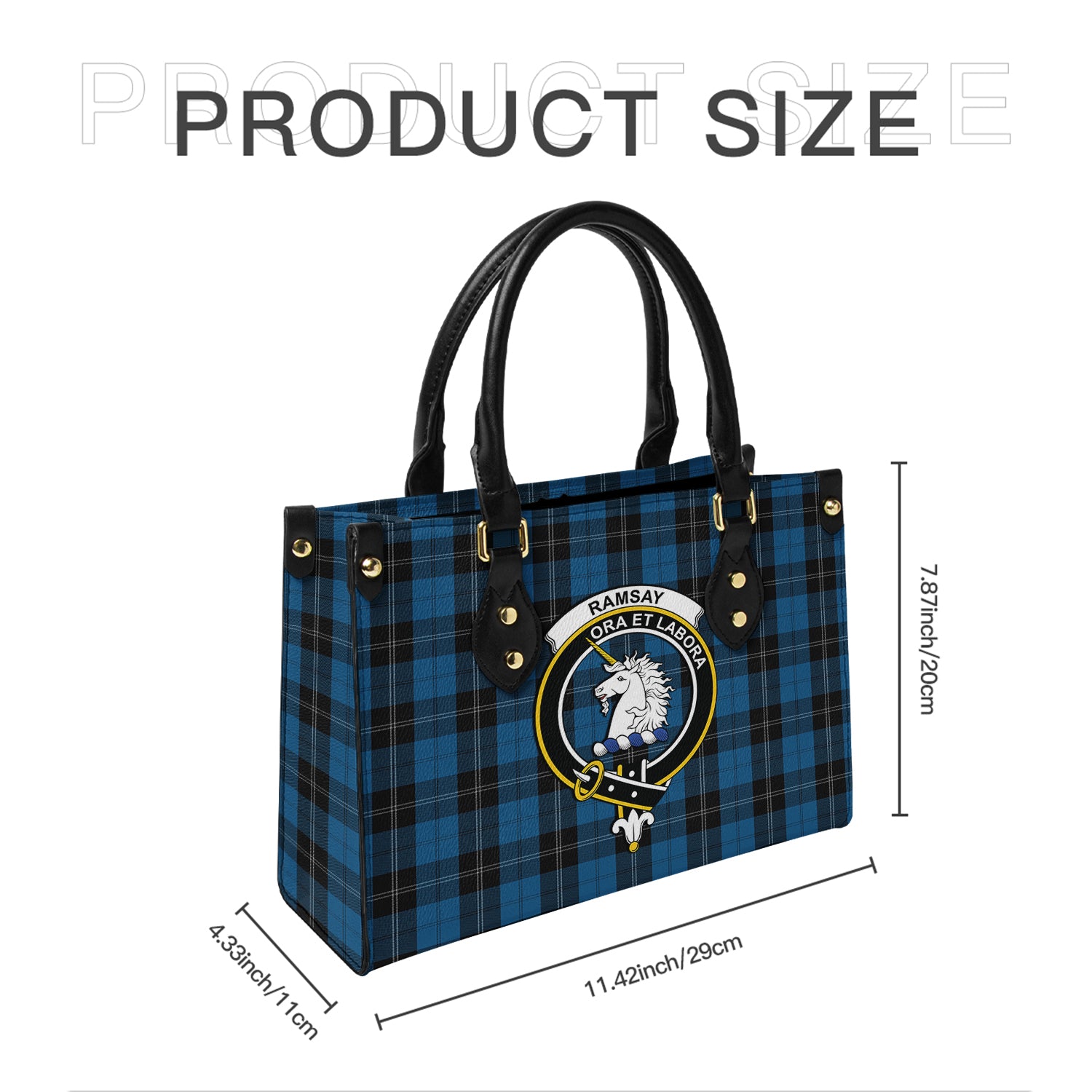 ramsay-blue-hunting-tartan-leather-bag-with-family-crest