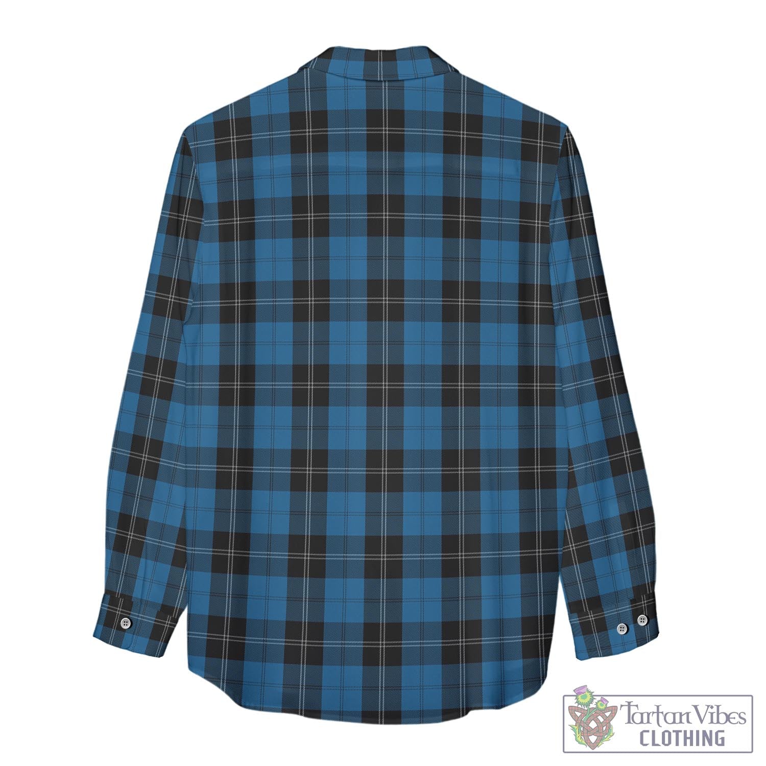 Ramsay Blue Hunting Tartan Womens Casual Shirt