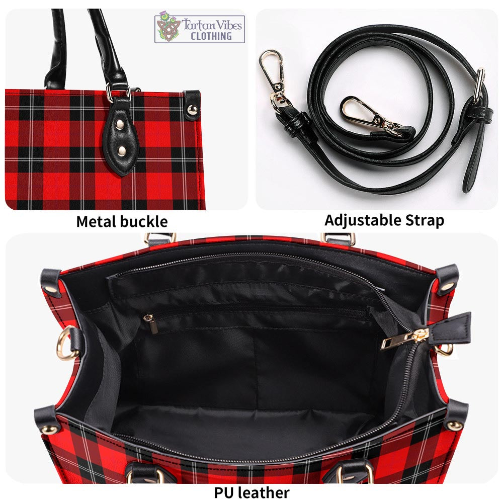 Tartan Vibes Clothing Ramsay Modern Tartan Luxury Leather Handbags