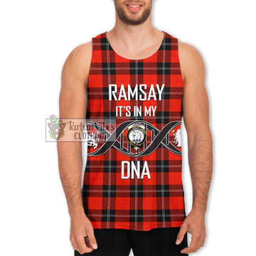 Ramsay Modern Tartan Men's Tank Top with Family Crest DNA In Me Style